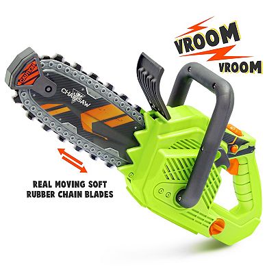 Lanard Tuff Tools Realistic Clean Cut Chainsaw Sounds & Action Toy