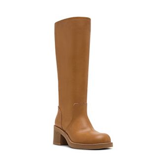 madden girl Momentoo Women's Block Heel Knee-High Boots