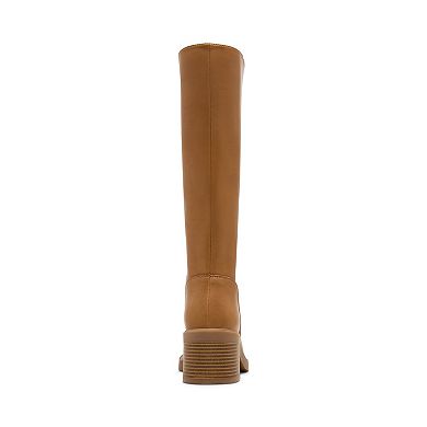 madden girl Momentoo Women's Block Heel Knee-High Boots