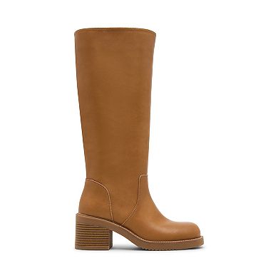 madden girl Momentoo Women's Block Heel Knee-High Boots