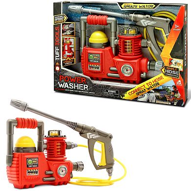 Lanard Tuff Tools Power Washer Kids Outdoor Toy with Water Spray Action