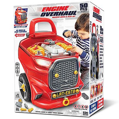Lanard Toys Tuff Tools Light & Sound Overhaul Engine