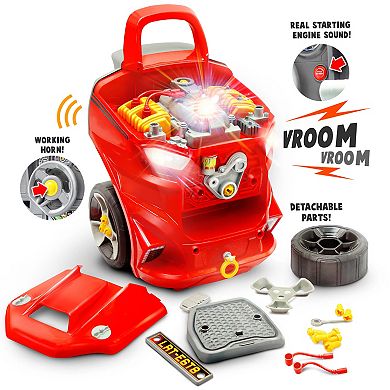 Lanard Toys Tuff Tools Light & Sound Overhaul Engine