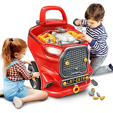 Lanard Toys Tuff Tools Light & Sound Overhaul Engine