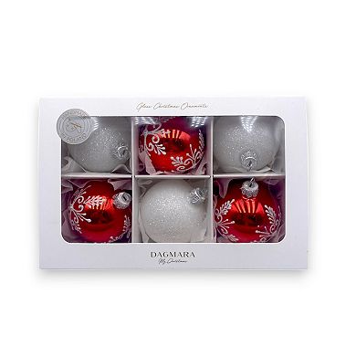 Discover Europe 6-pc. Glass Christmas Ornament Set