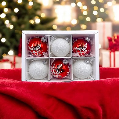 Discover Europe 6-pc. Glass Christmas Ornament Set