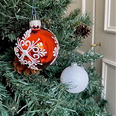 Discover Europe 6-pc. Glass Christmas Ornament Set