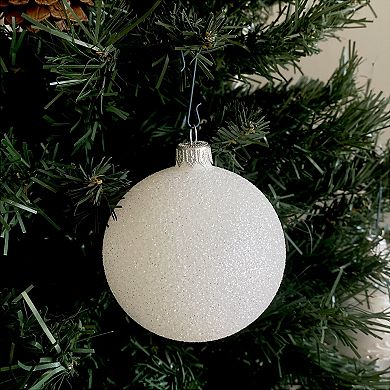 Discover Europe Made in Poland Festive Glass Christmas Ornament Set of 4