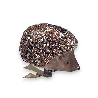 Discover Europe Made in Poland Hedgehog Glass Christmas Ornament