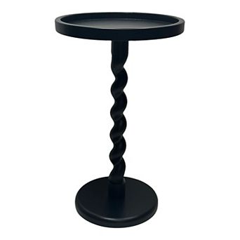 Nomad Home Twisted Base MDF Wood Side Table