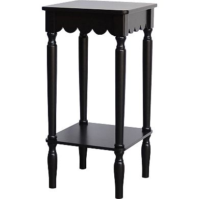 Nomad Home Wood & MDF Side Table with Shelf