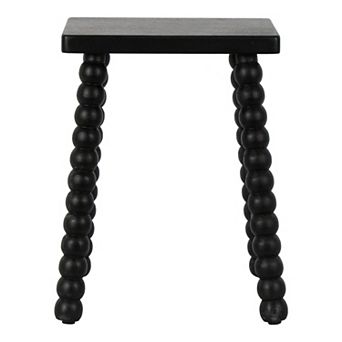 Nomad Home Beaded Leg Wooden Stool