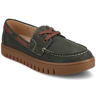 Journee Women's Marion Round Toe Flexible Comfort Loafer Boat Shoes