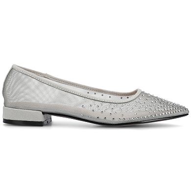 Journee Gracelynn Women's Pointed Toe Evening Ballet Comfort Flats