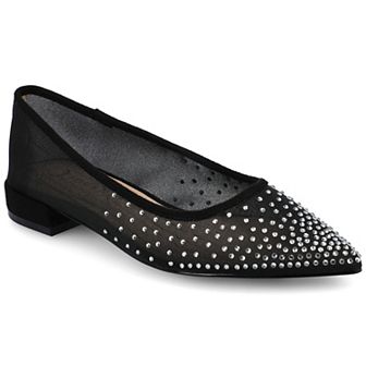 Journee Gracelynn Women's Pointed Toe Evening Ballet Comfort Flats