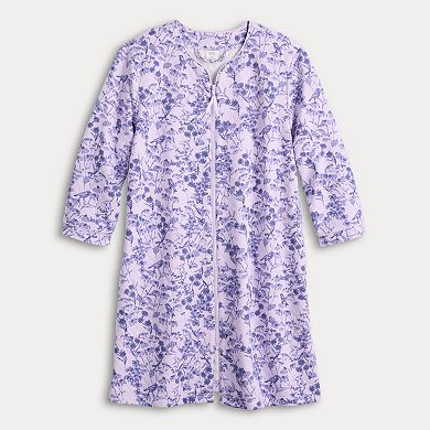 Women's Croft & Barrow® Quilted Zip Robe