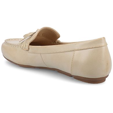 Journee Novella Medium and Wide Width Women's Flexible Round Toe Loafers
