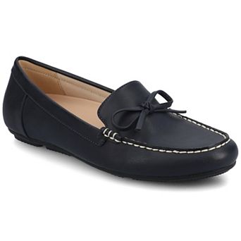 Journee Novella Medium and Wide Width Women's Flexible Round Toe Loafers