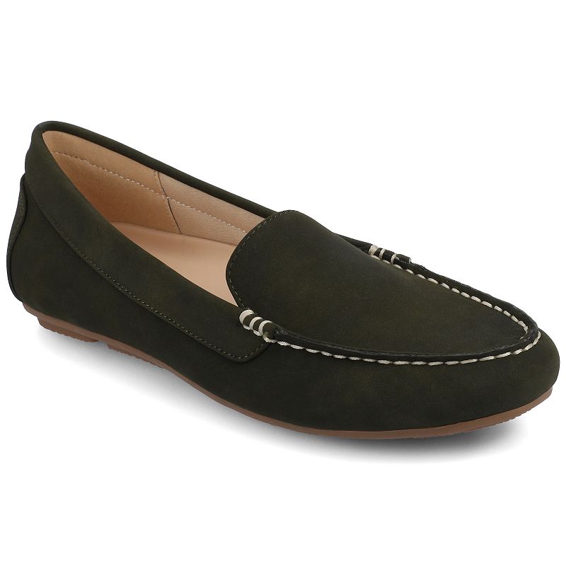 Journee Oreta Medium and Wide Width Women's Flexible Round Toe Loafers,