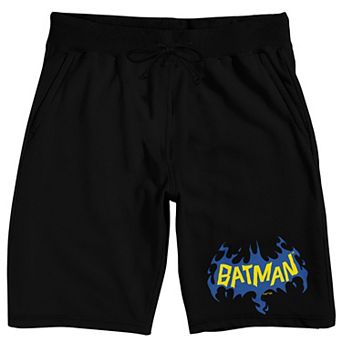 Men's Batman Dripping Logo Pajama Shorts
