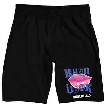 Men's Mean Girls Burn Book Pajama Shorts