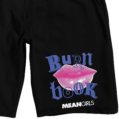 Men's Mean Girls Burn Book Pajama Shorts