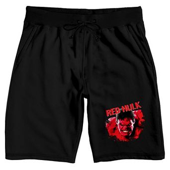 Men's Marvel Captain America New World Red Hulk Pajama Shorts