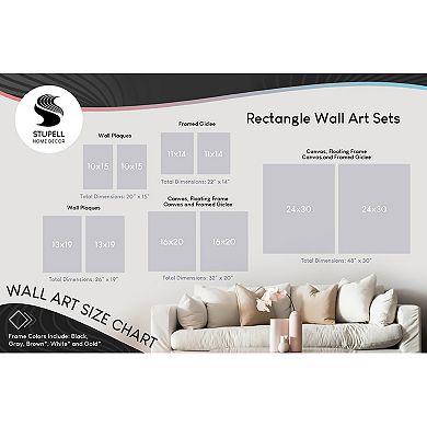 Stupell Home Decor 2-Piece Rising Sun Rainbow Crescent Moon Wall Art Set