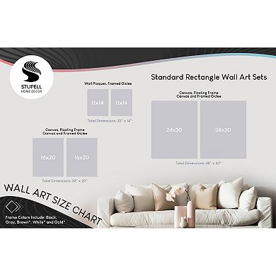 Stupell Home Decor 2-Piece Abstract Rainbow and Moon Wall Art Set