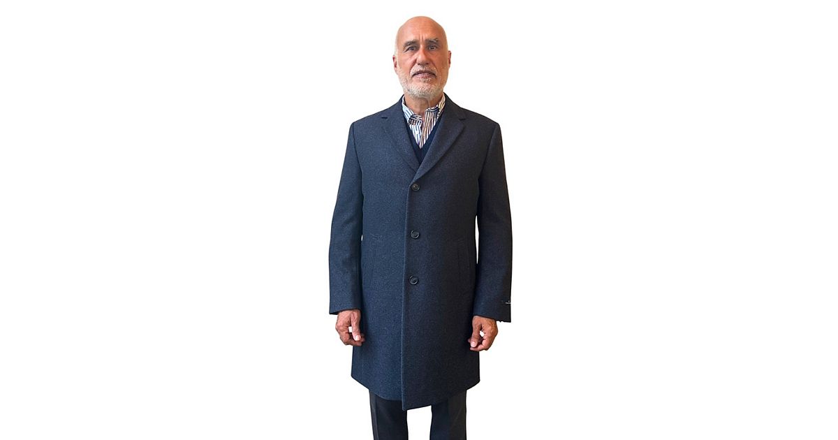 black dress coats for men Hooded Coat Wool Wool ~ Charcoal Winter Coat  OvercoatUSA Customization available QWENTMTNTY Men Trench Coats Short