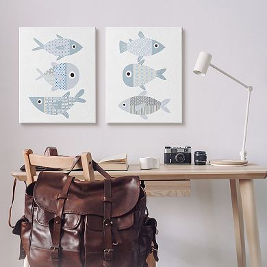 Stupell Home Decor 2-Piece Fish Wall Art Set
