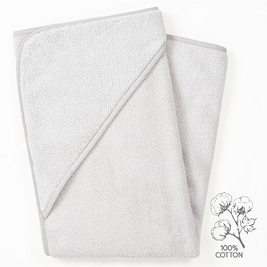 American Soft Linen Baby Cotton Hooded Cotton Towel Set