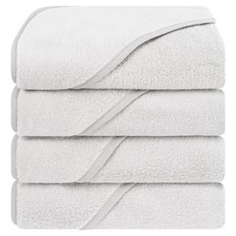 American Soft Linen Baby Cotton Hooded Cotton Towel Set