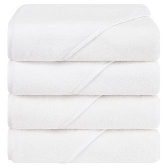 American Soft Linen Baby Cotton Hooded Cotton Towel Set