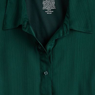 Women's Nine West Adaptive Ruffle Hem Shirt