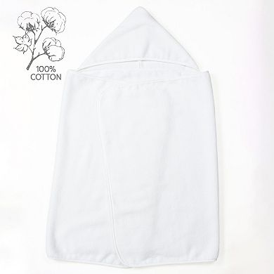 American Soft Linen Toddler Cotton Hooded Towel Set