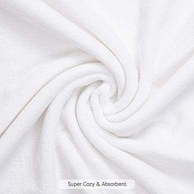 American Soft Linen Toddler Cotton Hooded Towel Set