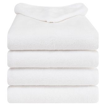 American Soft Linen Toddler Cotton Hooded Towel Set