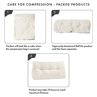 Bearpaw Sherpa Wedge Pillow