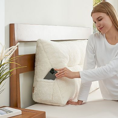 Bearpaw Sherpa Wedge Pillow