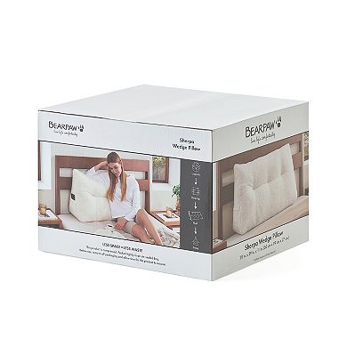 Bearpaw Sherpa Wedge Pillow