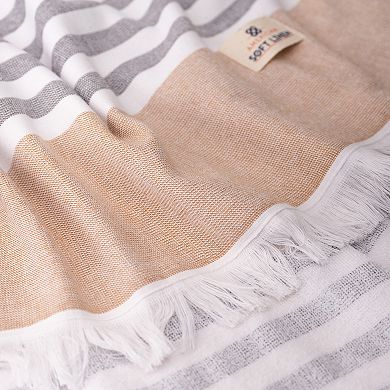 American Soft Linen 4-pc Peshtemal Beach Towels