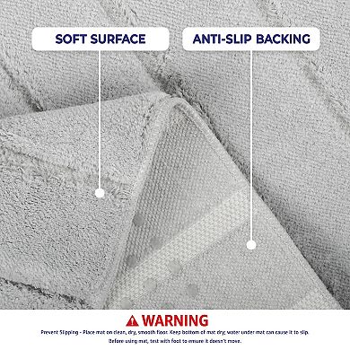 American Soft Linen Non-Slip Bath Rug Bath Mat