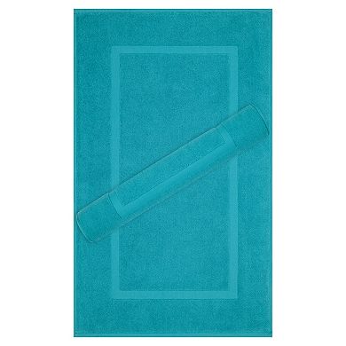 American Soft Linen Cotton 2-Piece Bath Mat Set