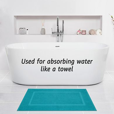 American Soft Linen Cotton 2-Piece Bath Mat Set