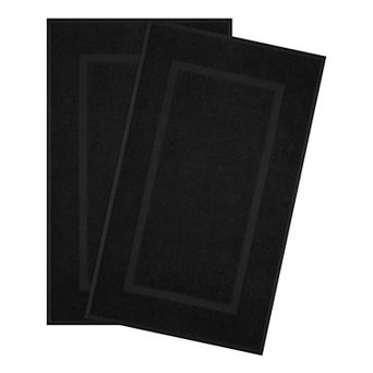 American Soft Linen Cotton 2 pc Bath Mat Set