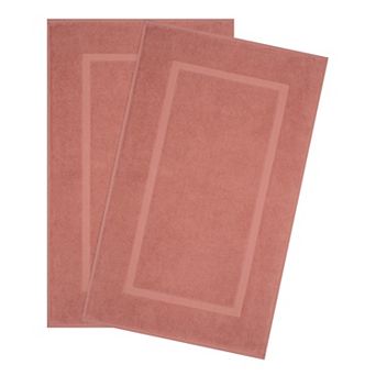 American Soft Linen Cotton 2 pc Bath Mat Set