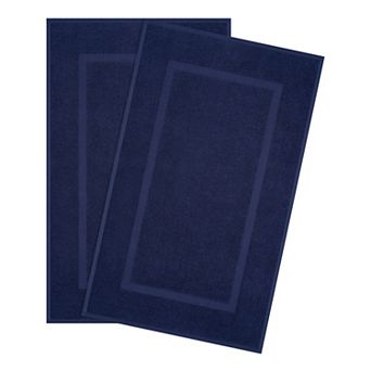 American Soft Linen Cotton 2 pc Bath Mat Set