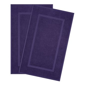 American Soft Linen Cotton 2 pc Bath Mat Set