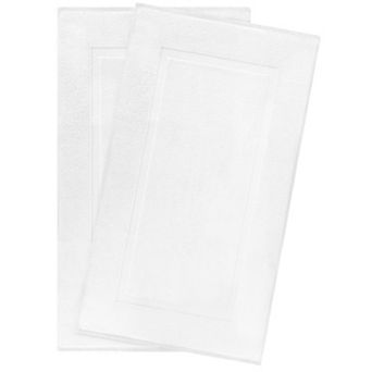 American Soft Linen Cotton 2 pc Bath Mat Set